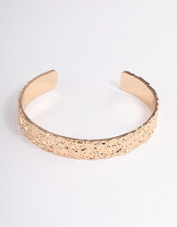 Gold Hammered Wrist Cuff - link has visual effect only
