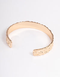 Gold Hammered Wrist Cuff - link has visual effect only