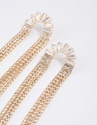 Gold Bag Cup Chain Drop Earrings - link has visual effect only