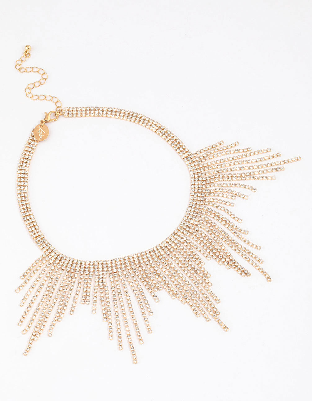 Gold Cascading Choker