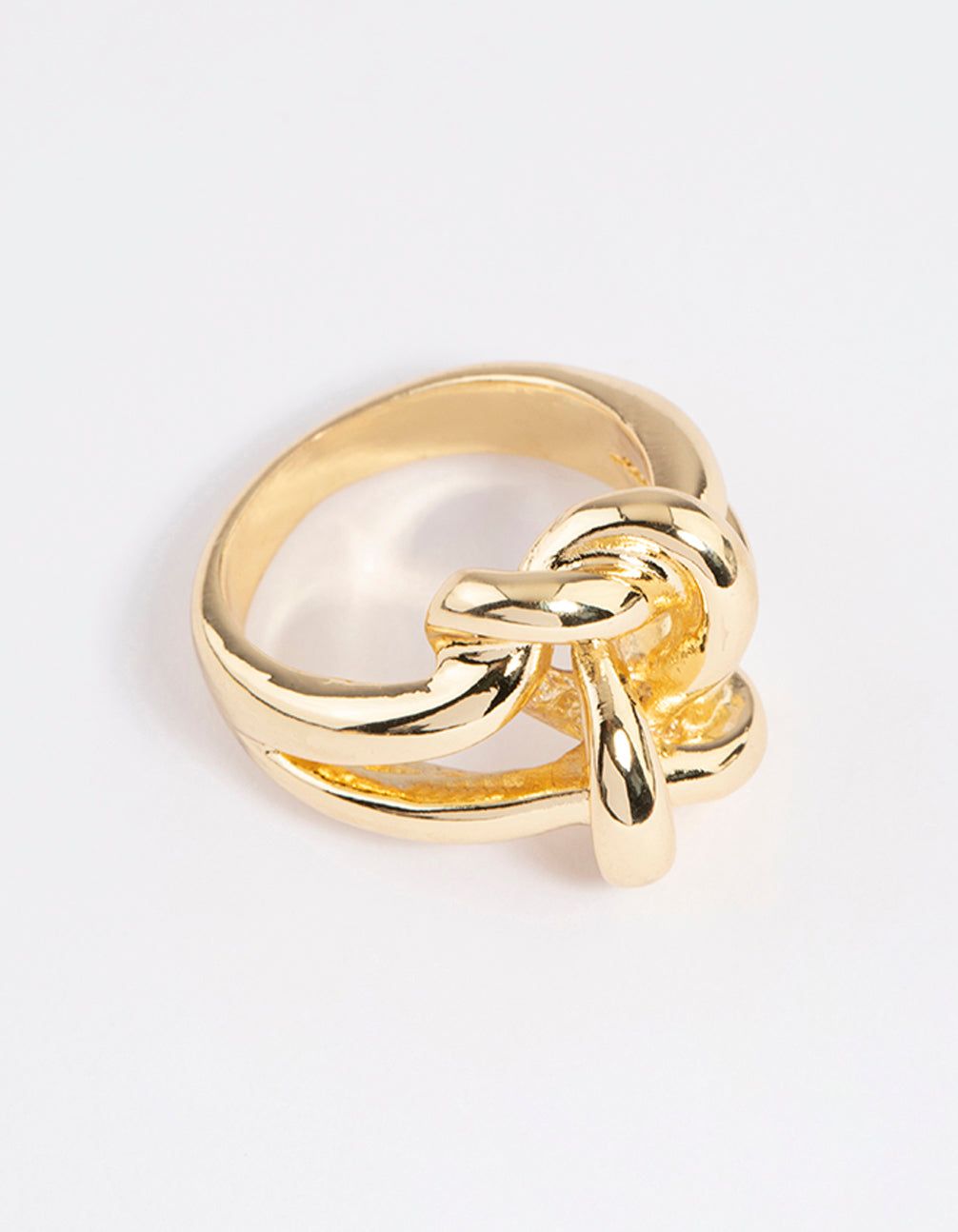 Gold Plated Double Knot Ring
