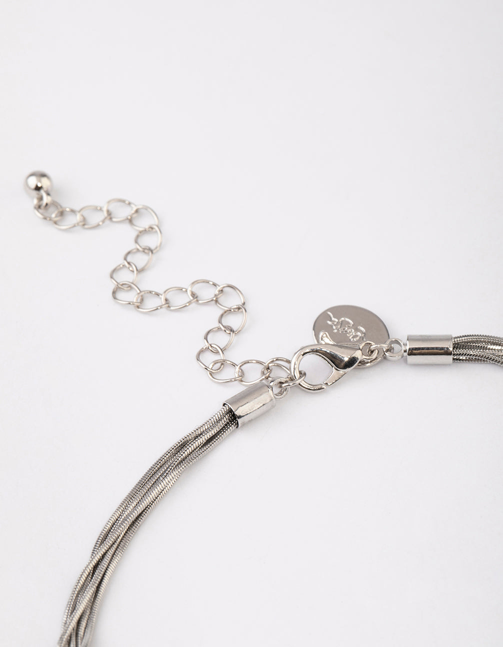 Silver Snake Chain Ball Necklace