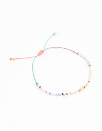Gold Multi Sandblast Pattern Toggle Bracelet - link has visual effect only