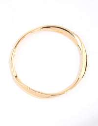 Gold Warped Bangle & Polishing Set - link has visual effect only