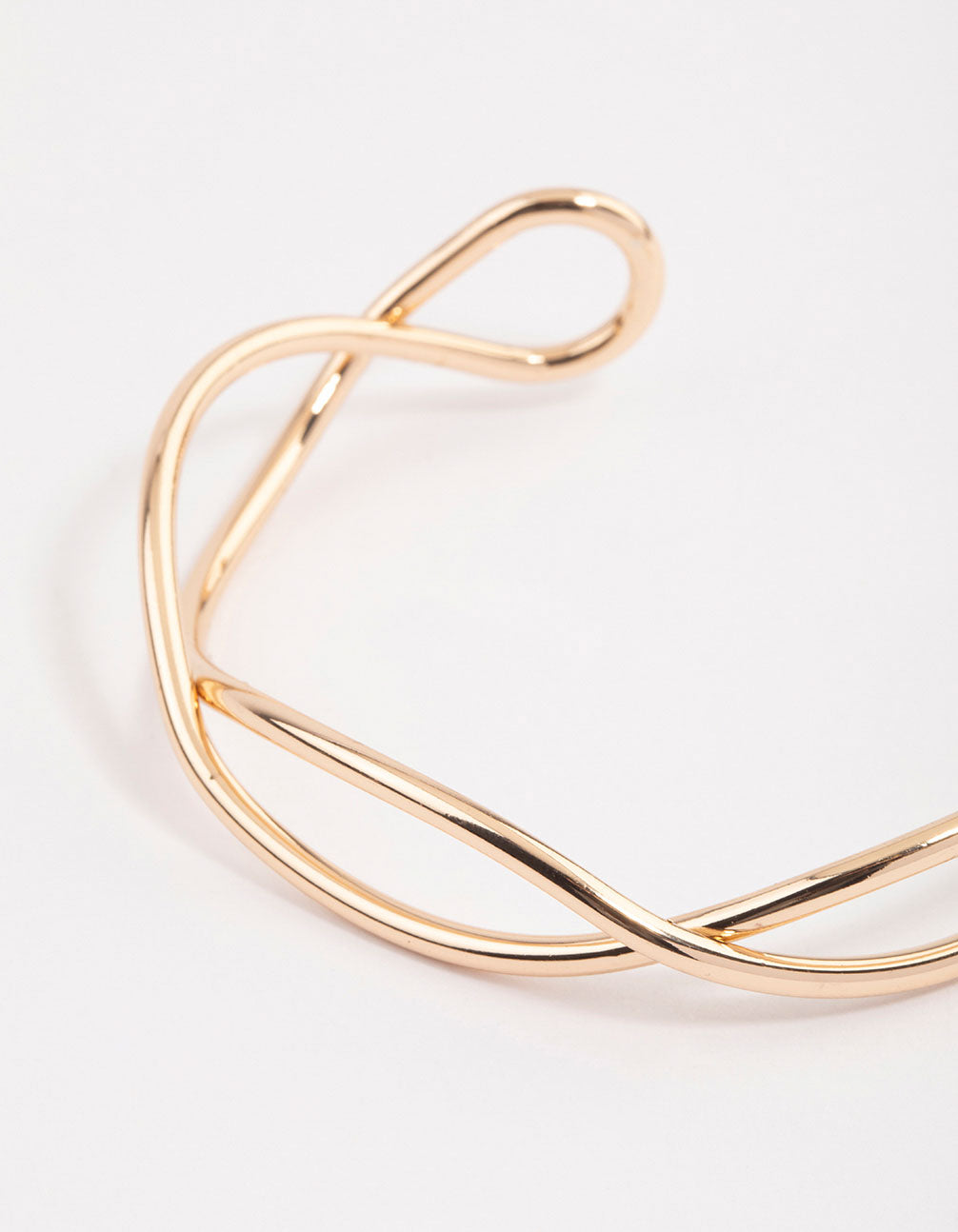 Gold Interwoven Wrist Cuff