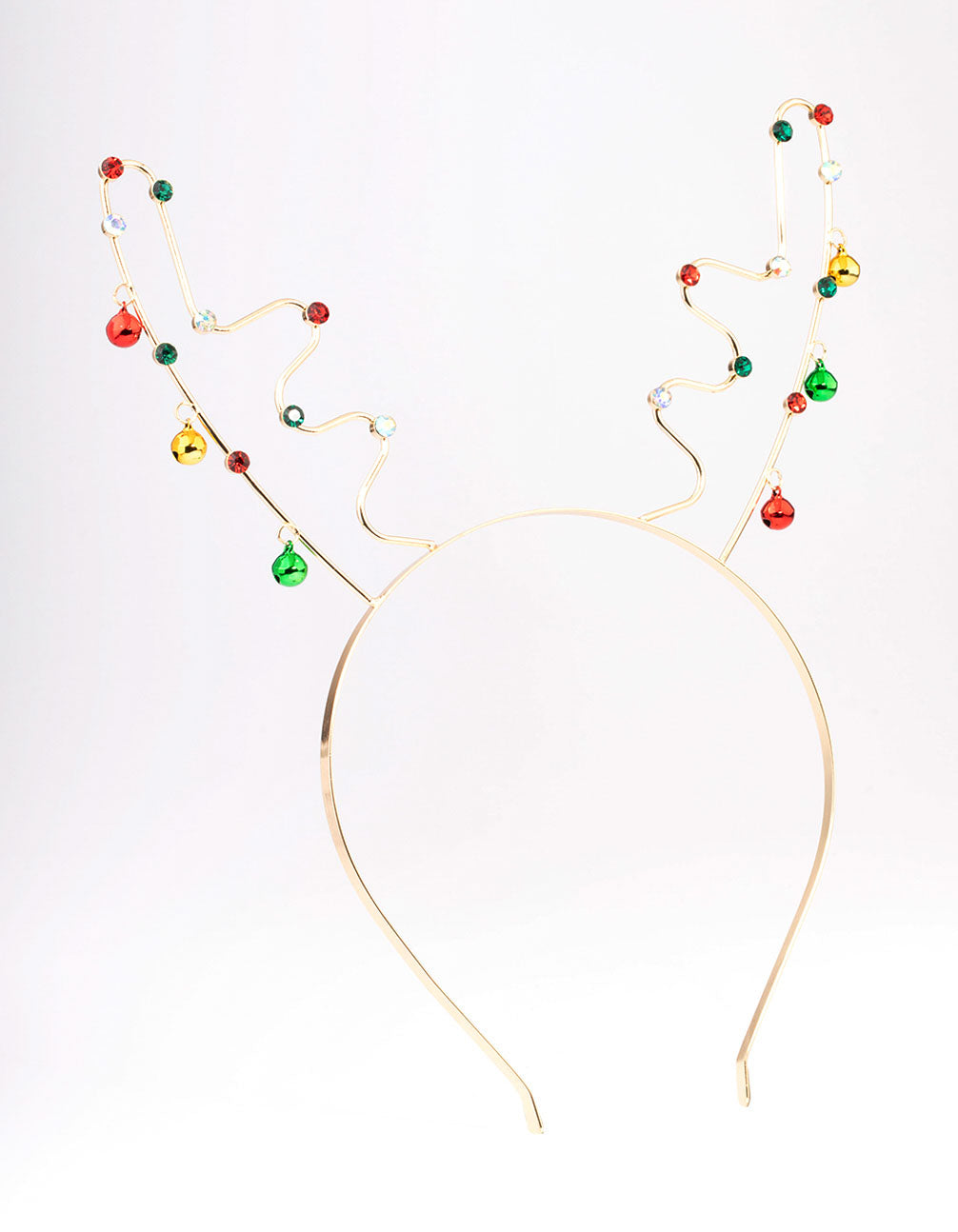 Gold Reindeer Jingle Headband