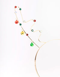 Gold Reindeer Jingle Headband - link has visual effect only