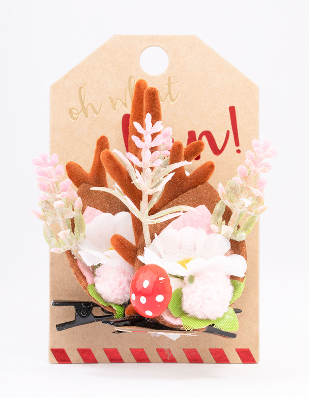Mixed Reindeer Ears Hair Clips