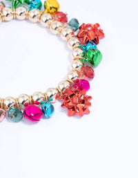 Gold Present & Bow Bracelet - link has visual effect only