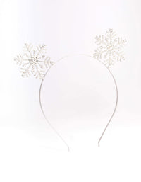 Silver Diamante Snowflake Headband - link has visual effect only