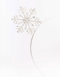 Silver Diamante Snowflake Headband - link has visual effect only