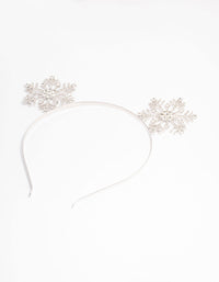 Silver Diamante Snowflake Headband - link has visual effect only