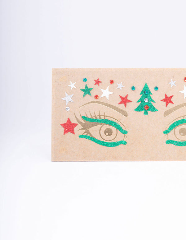 Christmas Tree & Star Face Jewels