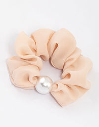 Neutral Fabric Hair Scrunchie - link has visual effect only