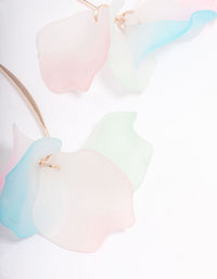 Rose Gold Multi Flower Threader Earrings - link has visual effect only