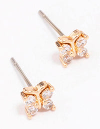 Gold Plated Surgical Steel Butterfly Stud Earrings - link has visual effect only
