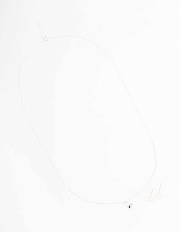 Sterling Silver Butterfly Jewellery Set