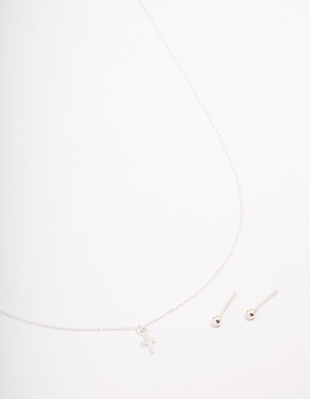 Sterling Silver Cross Jewellery Set