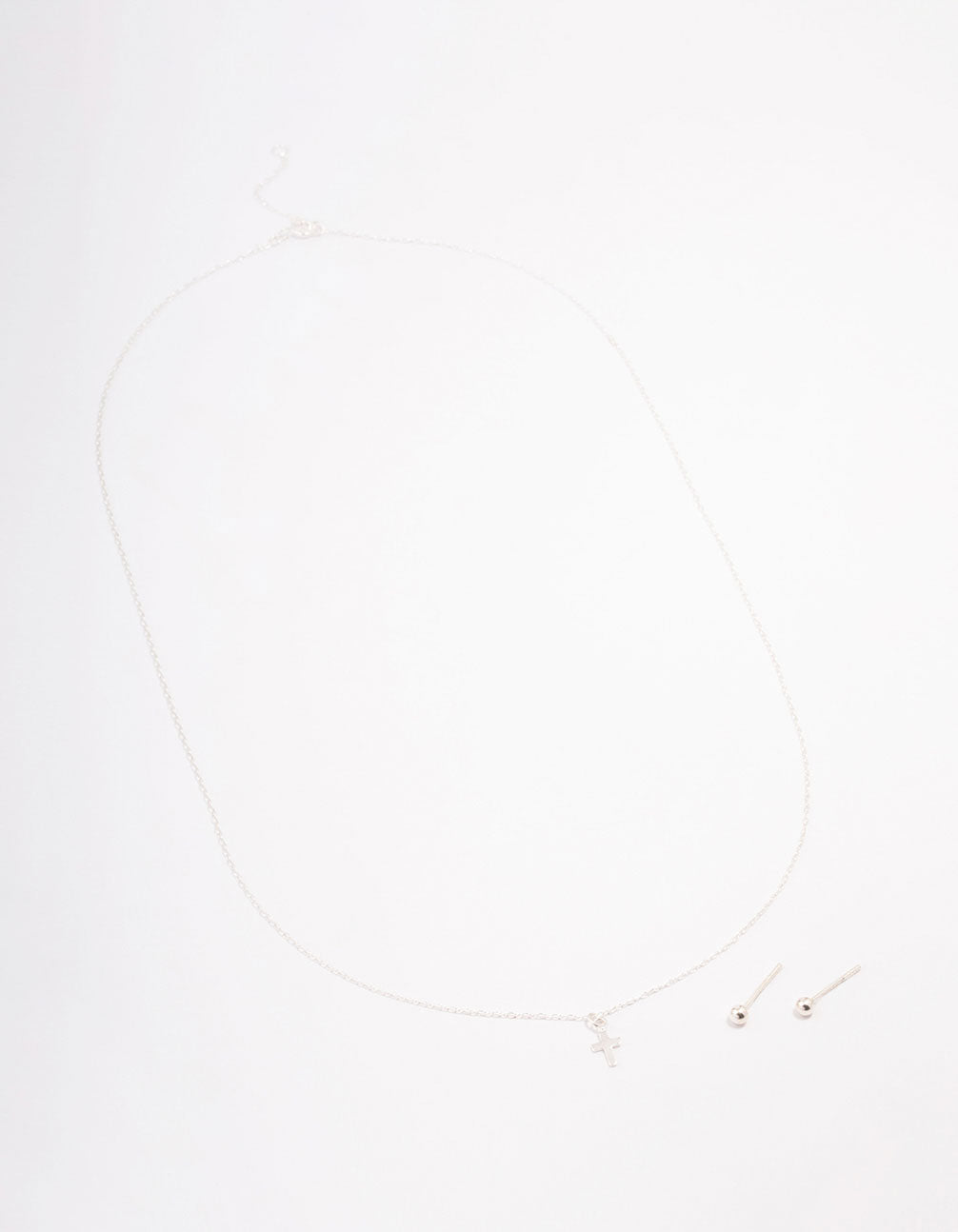 Sterling Silver Cross Jewellery Set