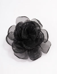 Black Fabric Small Corsage - link has visual effect only