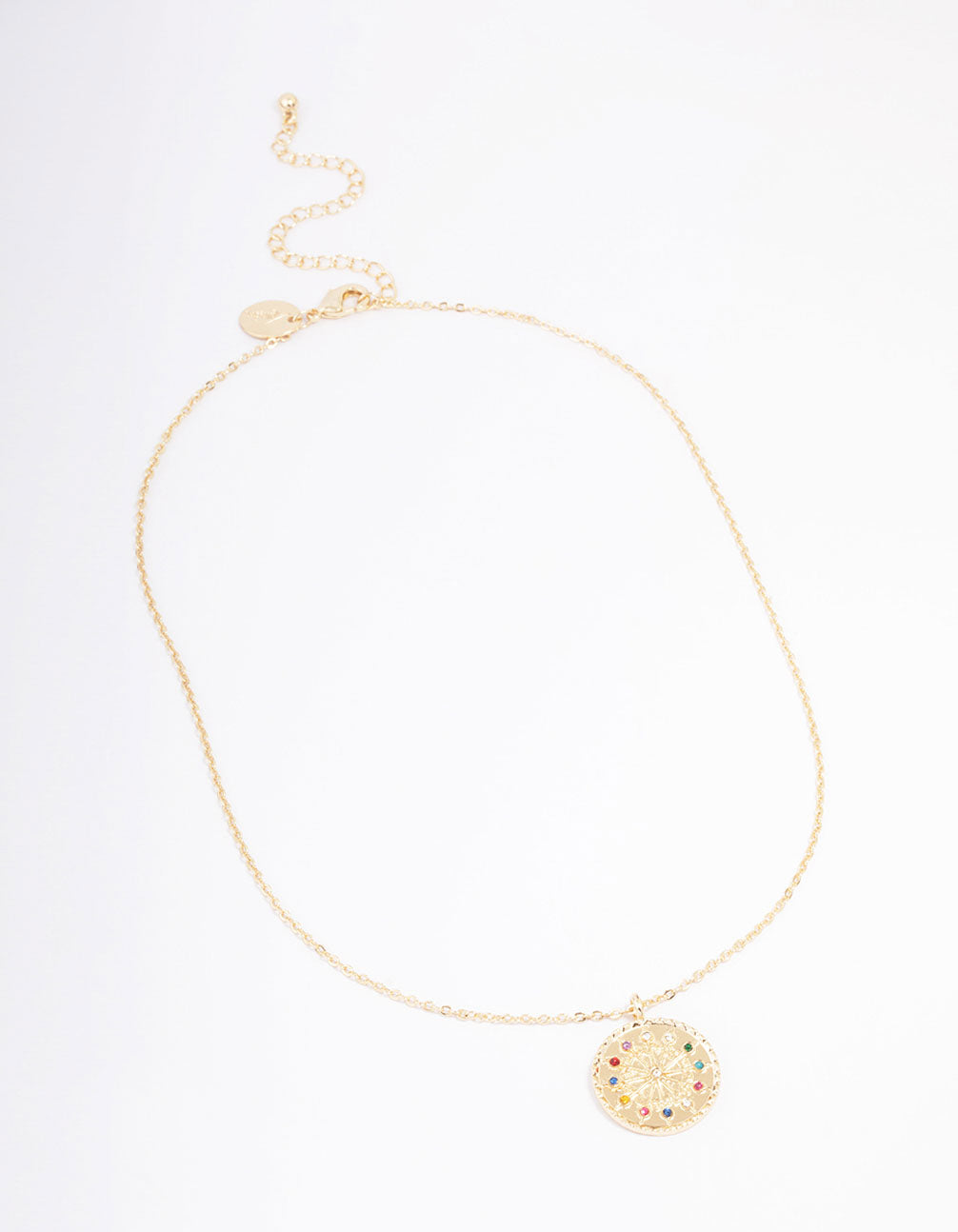 Gold Plated Astrology Whale Pendant Necklace