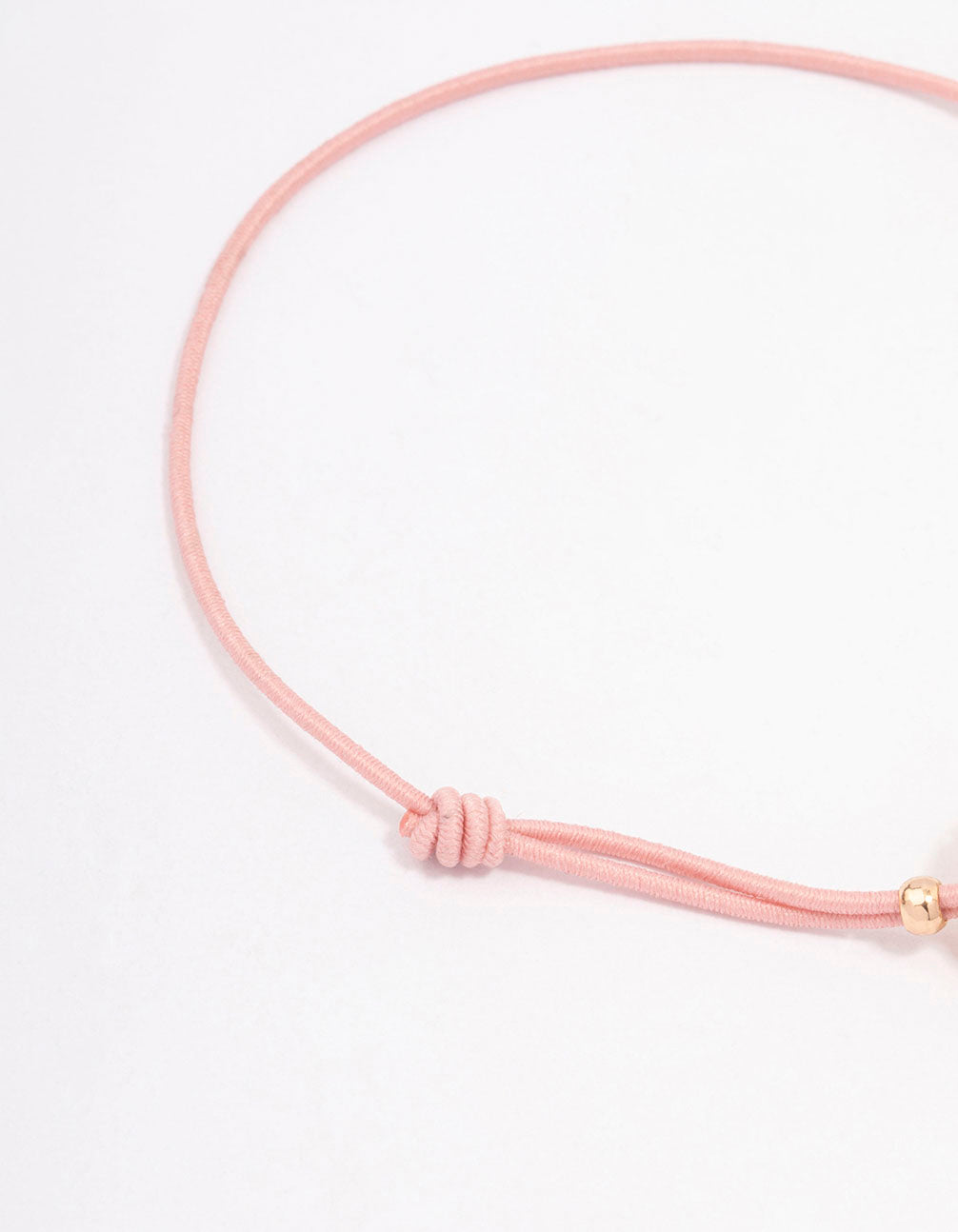Black Simple Pendant Toggle Bracelet