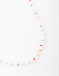 Colourful Beaded Pearl Short Necklace - link has visual effect only
