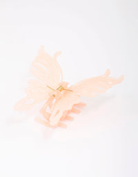 Pink Molten Butterfly Hair Claw Clip - link has visual effect only