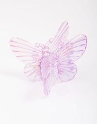 Purple Irregular Butterfly Hair Claw Clip - link has visual effect only