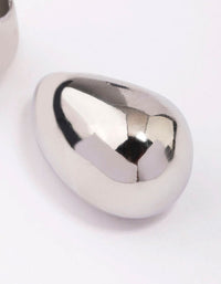 Stainless Steel Large Teardrop Earrings - link has visual effect only