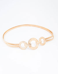 Gold Triple Circle Stretch Belt - link has visual effect only