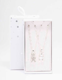Silver Diamante Teddy Necklace Pack - link has visual effect only