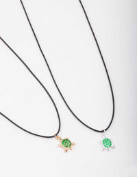 Turtle Style Rope Mixed Metal Rope Turtle Necklace - Lovisa