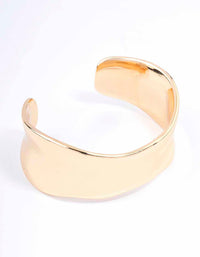 Gold Narrow Molten Wrist Cuff - link has visual effect only