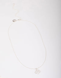 Silver Plated Heart Infinity Pendant Necklace - link has visual effect only
