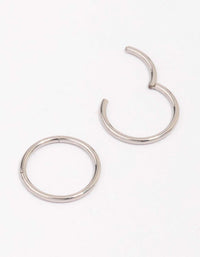 Surgical Steel Sleeper Earrings 12mm - link has visual effect only