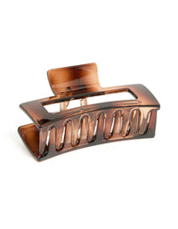 Large Rectangular Tortoiseshell Hair Claw Clip - link has visual effect only