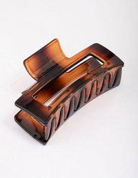Large Rectangular Tortoiseshell Hair Claw Clip - link has visual effect only