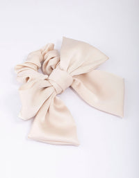 Natural Coloured Bow Hair Scrunchie - link has visual effect only