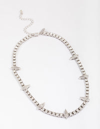 Silver Spark Short Necklace - link has visual effect only