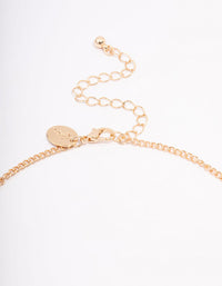 Gold Textured Coin Jewellery Set - link has visual effect only