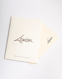 Cream Fabric Polishing Cloth - link has visual effect only