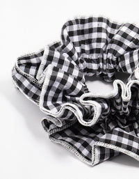 Gingham Fabric Layered Scrunchie - link has visual effect only