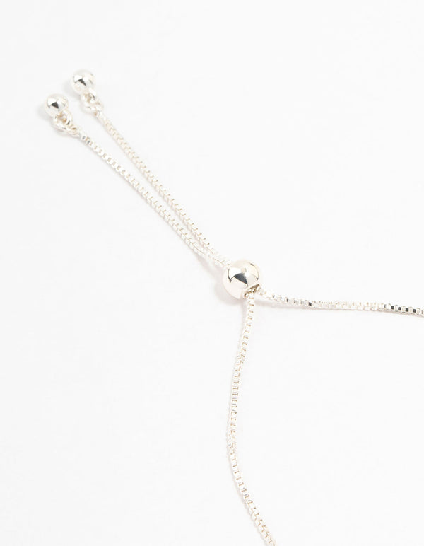 Silver Czech Bohemia Crystal Star Toggle Bracelet