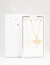 Gold & Silver Dragonfly Necklace 2-Pack - link has visual effect only