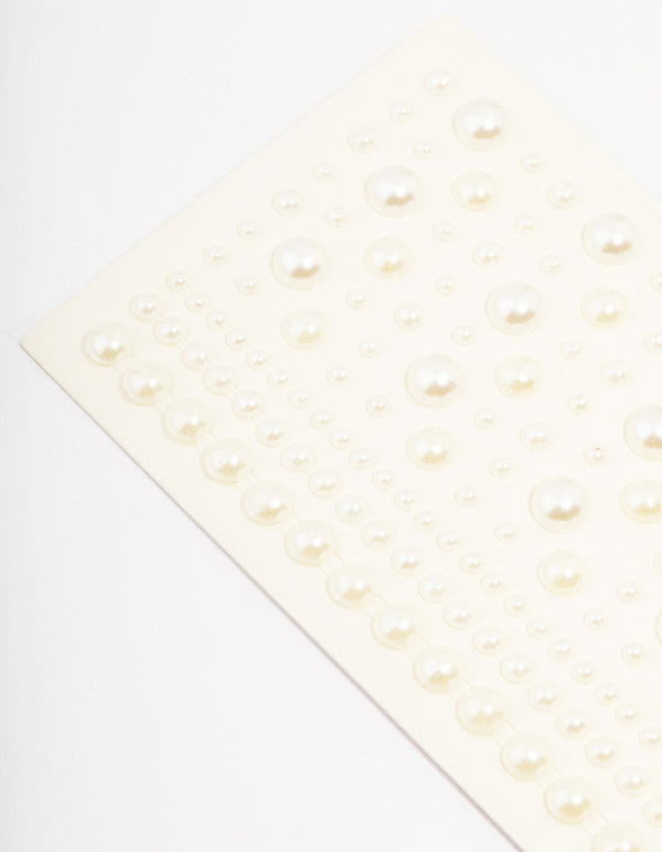 Multi Size Pearl Hair Gems