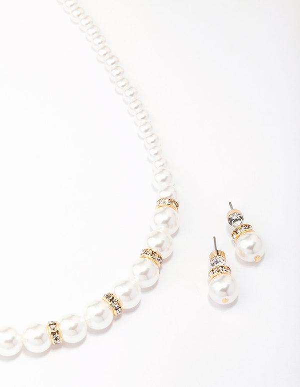 Beaded & Pearl Jewellery Set