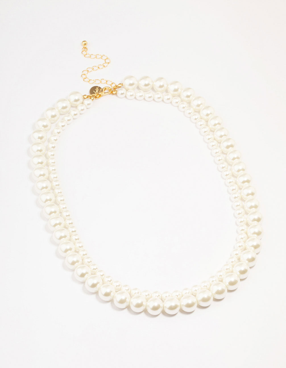 Gold Plated Freshwater Pearl Strand  Necklace