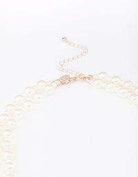 Pearl Layered Necklace - link has visual effect only