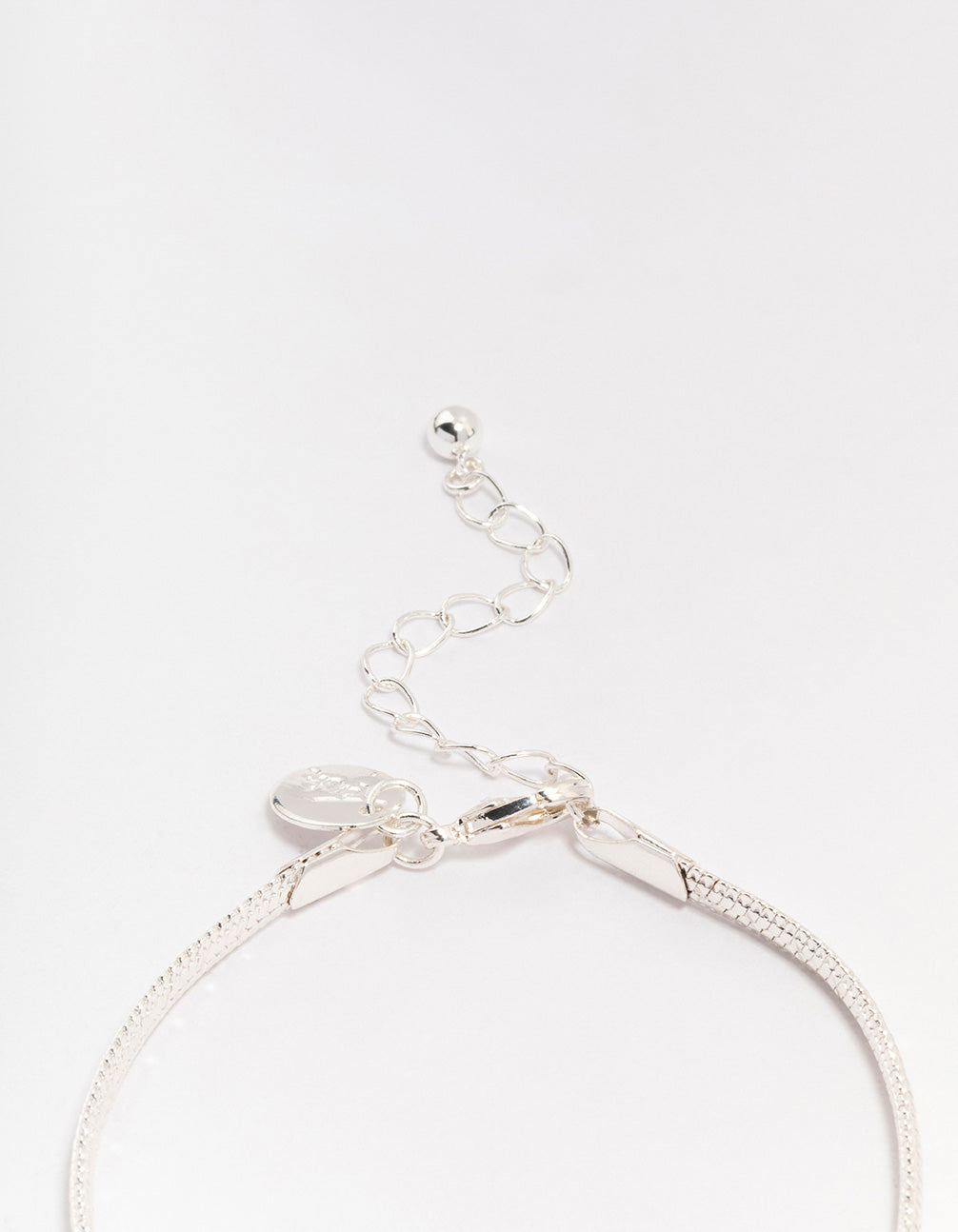 Silver Plated Brass  Snake Chain Bracelet